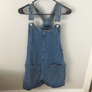 NWT Denim Overall Dress